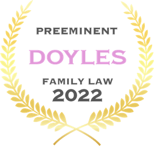 Graphic of Doyle’s Leading Family & Divorce Lawyers Hong Kong award