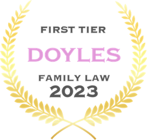 Graphic of Doyle’s Leading Family & Divorce Law Firm Hong Kong award